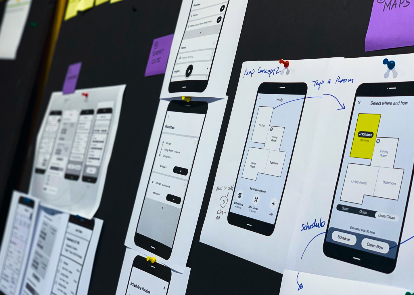 iRobot map interface concept