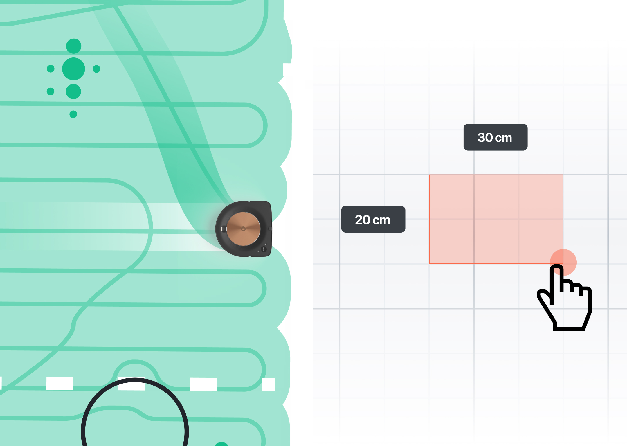 Collection of iRobot mapping and home layout interface concepts.