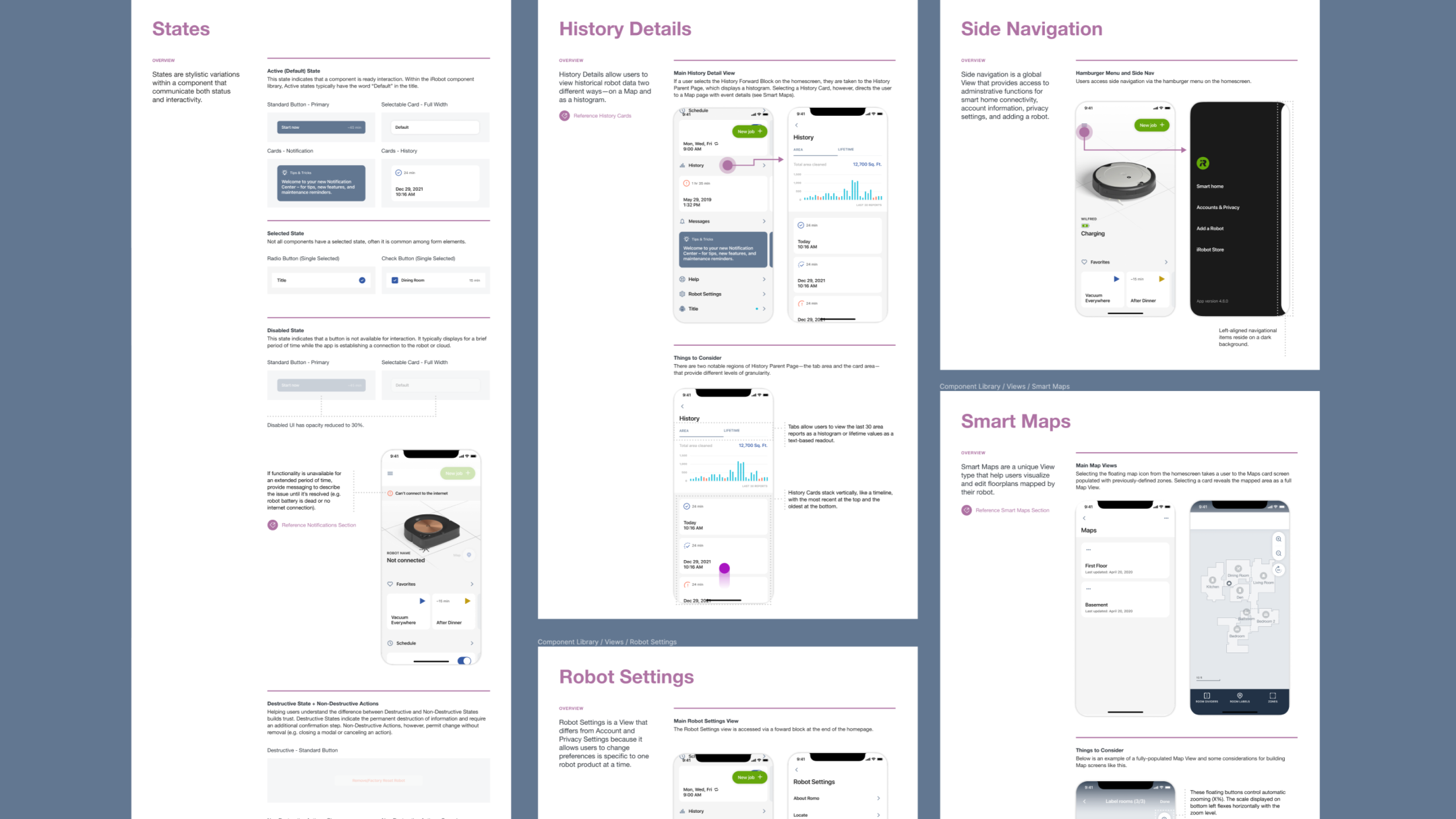 Figma components library.